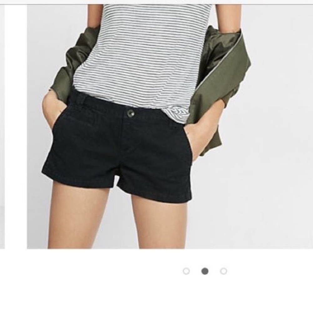 Express twill trouser pocket shorts